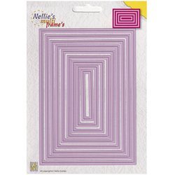 NELLIES Stanzform Präge Stanzschablone Scrapbooking Cutting Die, Rechteck 120