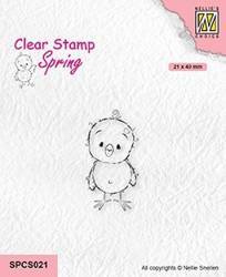 NELLIE'S Transparent Acryl Stempel Motivstempel Clear Stamp - Chick SPCS021 Küken