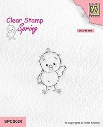 NELLIE'S Transparent Acryl Stempel Motivstempel Clear Stamp - Chick SPCS024 Küken