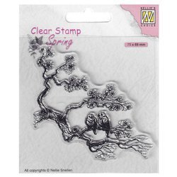 NELLIE'S Transparent Acryl Stempel Motivstempel Clear Stamp - Junge Ball Football