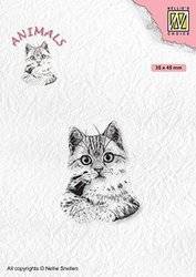 NELLIE'S Transparent Acryl Stempel Motivstempel Clear Stamp, Katze Cat