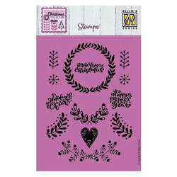 NELLIE'S Transparent Stempel Motivstempel Clear Stamp, NSCS019 Girlanden, Zweige