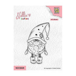 NELLIE'S Transparent Stempel Motivstempel Clear Stamp, Zwerg NCCS029