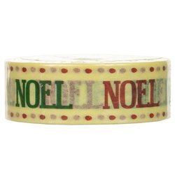 NOEL hellgelber Schriftzug Washi Tape