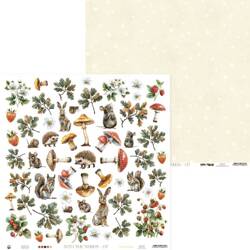 P13 30,5x30,5cm doppelseitig Scrapbooking Paper Designpapier 240g, Into the Woods 07