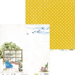 P13 30,5x30,5cm doppelseitig Scrapbooking Paper Designpapier 240g, The Garden of Books 01