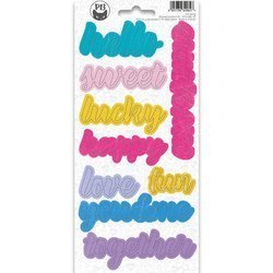 P13 Craft AUFKLEBER Dekor Stickers für Bullet Journal Scrapbooking, Girl Gang 04
