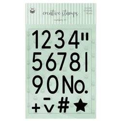 P13 Transparent Stempeln Set Motivstempel Clear Stamps, Zahlen 01