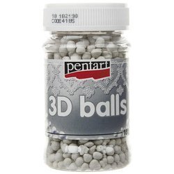 PENTART 3D Kugeln groß - Mikroperlen zum Basteln - 100ml