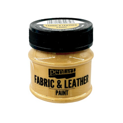 PENTART - Farbe für Textil und Leder - gelb 50 ml