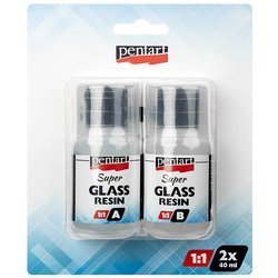 PENTART - Glasharz 1:1 - Super-Glasharz - 2x40ml