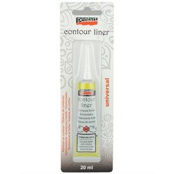 PENTART - Konturenfarbe mit Applikator - goldener Glanz 20 ml