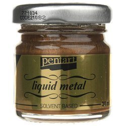 PENTART - Liquid metal - Flüssigmetall - Braun