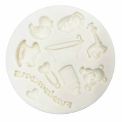 PENTART SILIKONFORM Mold Abformen Gießen Mould, Zubehör und Spielzeug für das Baby 8cm