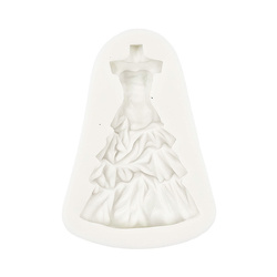 PENTART Silikon Form Mold Mould Silikonform Dekor Decoupage, Mannequin im Kleid