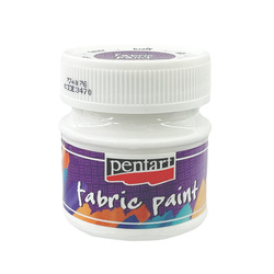 PENTART Stoffmalfarbe - Fabric Paint 50ml - weiß