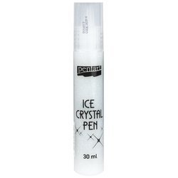 PENTART - Transparente Schneepaste - Ice Crystal pen - Kristalleis - Filzstift - 30 ml