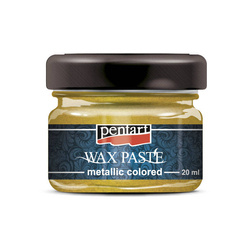 PENTART - Wachspaste Wax Paste Metallic Gelb 20 ml