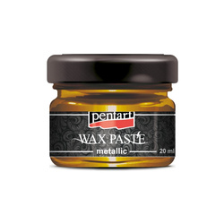 PENTART - Wachspaste Wax Paste Metallic Metall - honey gold/ Honiggold