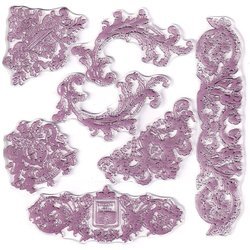 PRIMA - Transparenter Stempel Clear Stamps Chateau De Maisons Drall-Ornamente