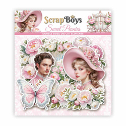 Papierelemente - SCRAPBOYS - Sweet Peonies