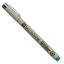 Pigma Micron 05 - Grün 0,45mm - Sakura - Grüner Tintenschreiber