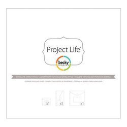 Plastikumschläge - Project Life - 3 Stück - Becky Higgins
