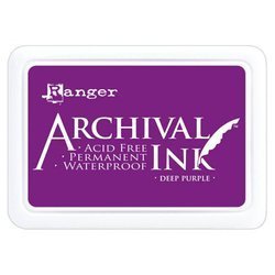 RANGER Archival Ink Pad - Feinkontur/Wasserfest - Deep Purple