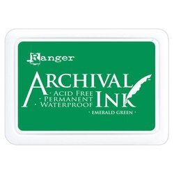 RANGER Archival Ink Pad - Feinkontur/Wasserfest - Emerald Green