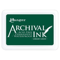 RANGER Archival Ink Pad - Feinkontur/Wasserfest - Library Green