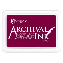RANGER Archival Ink Pad - Feinkontur/Wasserfest - Plum