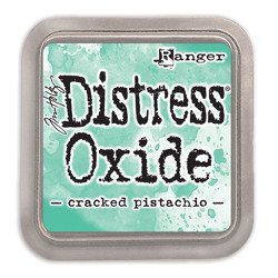 RANGER Tim Holtz Tinte Distress Oxide Ink Pad, Cracked Pistachio