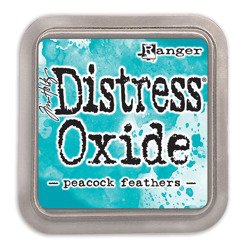 RANGER Tim Holtz Tinte Distress Oxide Ink Pad, Peacock Feathers