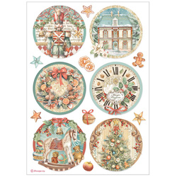 Reispapier Decoupage Bastelpapier A4 - Stamperia - Nutcracker 6 Dekore