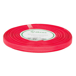 Ripsband 6 mm, Koralle 22,5 Meter