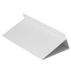 RzP Basis für DL-Karte - weiß mit einem Streifen - 10x21 cm