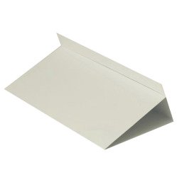 RzP - Leere Kartenbasis - Blanko Karte zum Basteln mit Lattenrost - DL 10x21cm - Creme