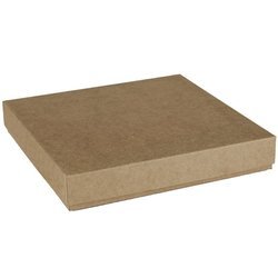 RzP Quadratische Schachtel Geschenkbox Box für Karte 15x15 300g, kraft