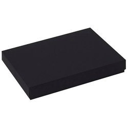 RzP Rechteckig Schachtel C6 Geschenkbox Box für Karte 12,4x17,2 300g, schwarz