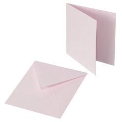 RzP Rosa Umschlag und Kartenbasis 15x15