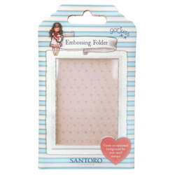 SANTORO Embossing Folder Prägefolder Prägeschablone, Dots