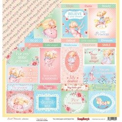 SCRABERRYS 30x30cm doppelseitig Scrapbooking Craft Basteln Papier, Sweet Moments