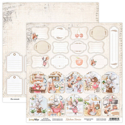 SCRAPBOYS 30x30cm doppelseitig Scrapbooking Papier Kitchen Stories 06