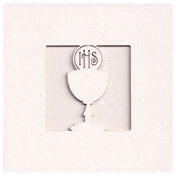 SCRAPINIEC - Albumboden - Kelch mit dem Gastgeber 15x15 cm 