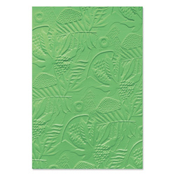 SIZZIX - 3D Textured Impressions Embossing Folder A5 -  Jungle Textures tropische Blätter