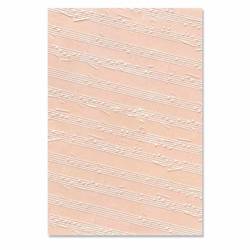SIZZIX - 3D Textured Impressions Embossing Folder - Musical Notes Musiknoten