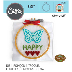 SIZZIX Bigz Stanzform Präge Stanzschablone Cutting Die, Embroidery Hoop