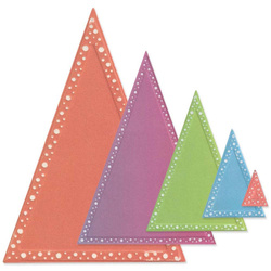 SIZZIX Stanzform Präge Stanzschablone Cutting Die Framelits, Patti's Perfect Triangles