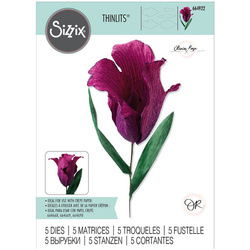 SIZZIX Stanzform Präge Stanzschablone Cutting Die, Fringed Tulip by Olivia Rose Tulpe