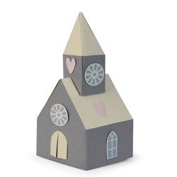 SIZZIX Stanzform Präge Stanzschablone Cutting Die, Scandi Church 662550